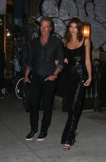 KAIA and Rande GERBER Leaves Their Hotel in New York 10/28/2021