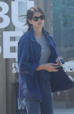 KAIA GERBER Arrives at Cafe Habanna in Malibu 10/08/2021