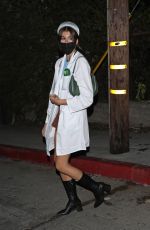 KAIA GERBER Leaves a Halloween Party in West Hollywood 10/30/2021