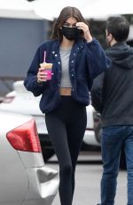 KAIA GERBER Out for Iced Coffee in Burbank 10/18/2021