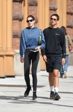 KAIA GERBER Out with a Friend in New York 09/30/2021