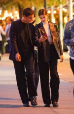 KAIA GERBER Out with a Friend in New York 10/01/2021