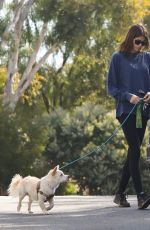 KAIA GERBER Out with Her Dog at Point Dume Village in Malibu 10/24/2021