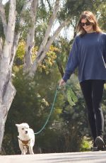 KAIA GERBER Out with Her Dog at Point Dume Village in Malibu 10/24/2021