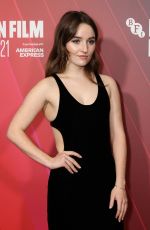 KAITLYN DEVER at Dopesick Premiere at 65th BFI London Film Festival 10/13/2021