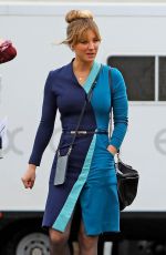 KALEY CUOCO on the Set of The Flight Attendant in Los Angeles 10/07/2021