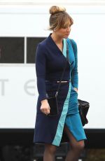 KALEY CUOCO on the Set of The Flight Attendant in Los Angeles 10/07/2021