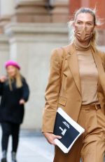 KARLIE KLOSS Out and About in New York 10/27/2021