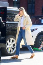 KARLIE KLOSS Out and About in New York 10/28/2021