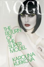 KAROLINA KURKOVA in Vogue Magazine, Czech Republic October 2021