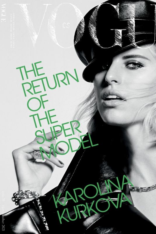 KAROLINA KURKOVA in Vogue Magazine, Czech Republic October 2021
