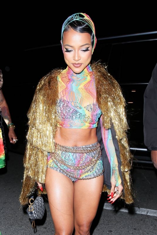 KARRUECHE TRAN Arrives at Cardi B