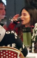 KASEY KC OSBORNE and Kori Sampson Out for Dinner in London 10/22/2021