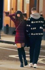 KASEY KC OSBORNE and Kori Sampson Out for Dinner in London 10/22/2021