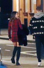 KASEY KC OSBORNE and Kori Sampson Out for Dinner in London 10/22/2021