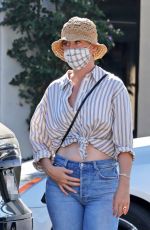 KAT PERRY Out Shopping in Santa Barbara 10/18/2021