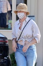 KAT PERRY Out Shopping in Santa Barbara 10/18/2021