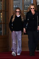 KATE and LILA GRACE MOSS Out at Paris Fashion Week 10/04/2021