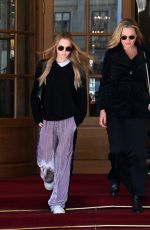 KATE and LILA GRACE MOSS Out at Paris Fashion Week 10/04/2021