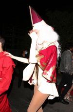 KATE BECKINSALE Leaves a Halloween Party in Los Angeles 10/30/2021