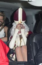 KATE BECKINSALE Leaves a Halloween Party in Los Angeles 10/30/2021