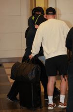 KATHY and PARIS HILTON at Ronald Reagan Airport in Arlington 10/19/2021