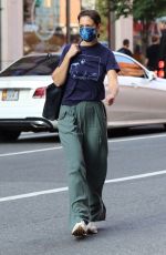 KATIE HOLMES Out and About in New York 10/15/2021