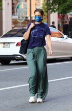 KATIE HOLMES Out and About in New York 10/15/2021