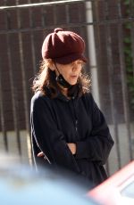 KATIE HOLMES Out Smoking in Brooklyn 10/19/2021