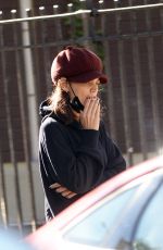 KATIE HOLMES Out Smoking in Brooklyn 10/19/2021