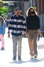 KATIE HOLMES Out with a Friend in New York 10/09/2021