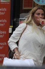 KATIE PRICE Out Shopping in London 10/19/2021