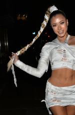 KAZIMIR CROSSLEY Arrives at Halloween House Party in London 10/29/2021