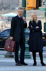 KELLI GIDDISH on the Set of Law and Order: Special Victims Unit in New York 10/20/2021