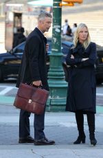 KELLI GIDDISH on the Set of Law and Order: Special Victims Unit in New York 10/20/2021
