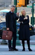 KELLI GIDDISH on the Set of Law and Order: Special Victims Unit in New York 10/20/2021