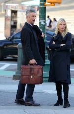 KELLI GIDDISH on the Set of Law and Order: Special Victims Unit in New York 10/20/2021