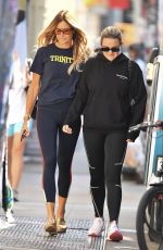 KELLY and SEA LOUISE BENSIMON Heading to a Gym in New York 10/03/2021