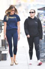 KELLY and SEA LOUISE BENSIMON Heading to a Gym in New York 10/03/2021