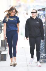 KELLY and SEA LOUISE BENSIMON Heading to a Gym in New York 10/03/2021