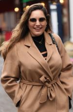 KELLY BROOK Arrives at Global Radio in London 10/18/2021