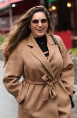 KELLY BROOK Arrives at Global Radio in London 10/18/2021
