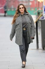 KELLY BROOK Arrives at Heart Radio in London 10/20/2021