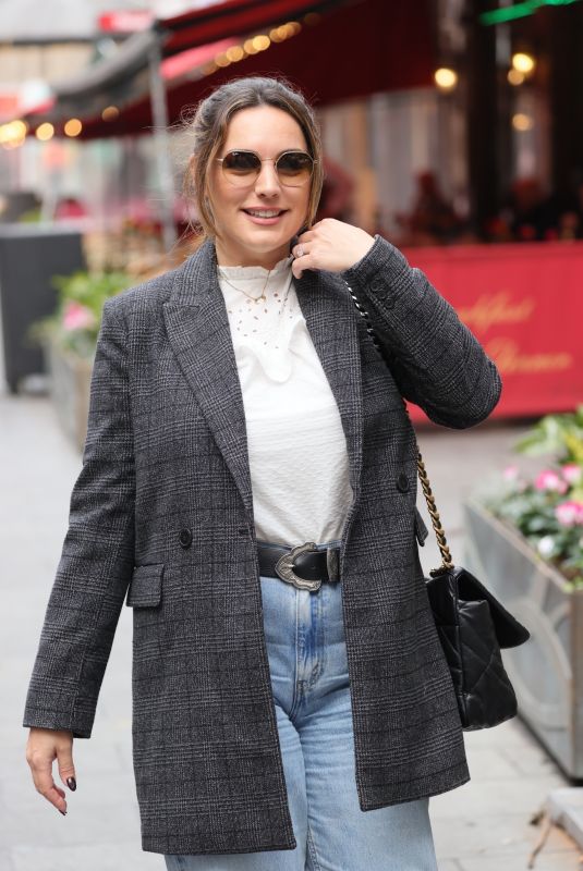 KELLY BROOK at Heart Radio in London 10/19/2021