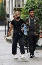 KELLY RIPA and Mark Consuelos Out in New York 10/10/2021