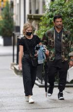 KELLY RIPA and Mark Consuelos Out in New York 10/10/2021
