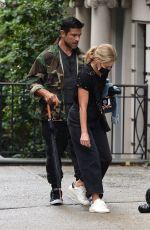 KELLY RIPA and Mark Consuelos Out in New York 10/10/2021