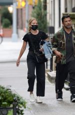 KELLY RIPA and Mark Consuelos Out in New York 10/10/2021