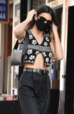 KENDALL JENNER Leaves Greenwich Hotel in New York 10/15/2021