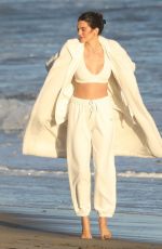 KENDALL JENNER on the Set of Alo Yoga Photoshoot in Malibu 10/13/2021